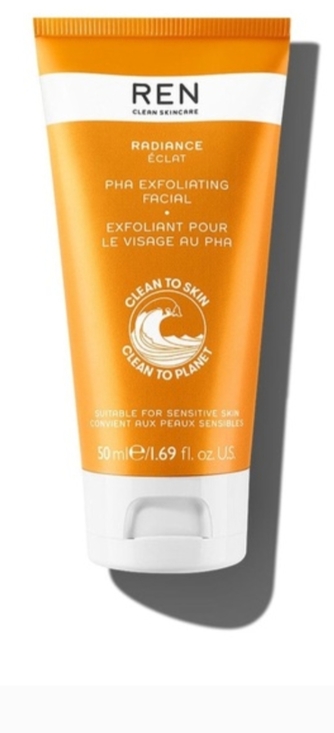 NIB REN Radiance PHA Exfoliating Facial, Full Size 1.69 Fl. Oz. - Picture 2 of 4